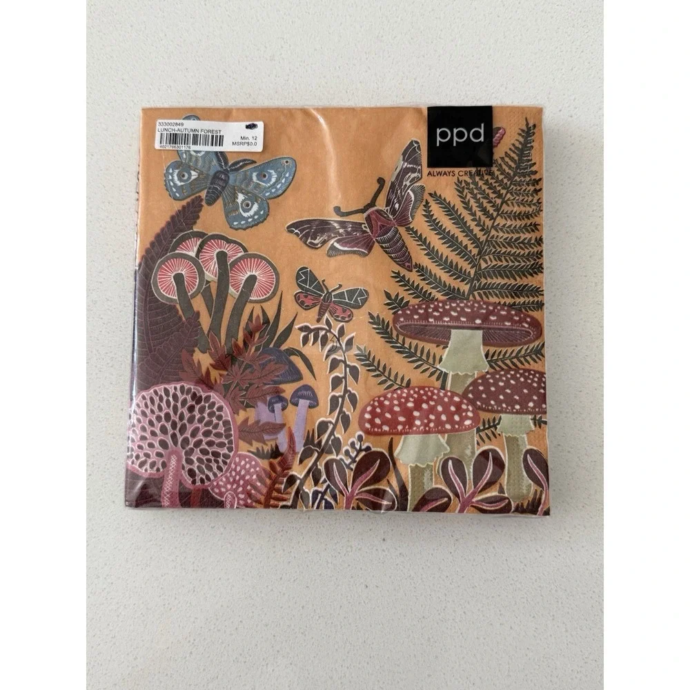 ppd Indian‎ Summer & Autumn Forest Napkins New Two Packs